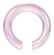 Glasproppshängare - opalrosa - PT-132 10 mm