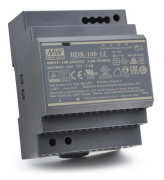 Ultra-tunn AC-DC-strömförsörjning för DIN-skena - EDGARD-COOPER - 12VDC vid 7,1A - 100W