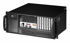 Techly I-CASE MP-P4HX-BLK6, Ställning, Server, Svart, ATX, Metall, 4U