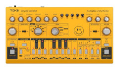 Behringer TD-3-SB, Analog synthesizer, Guld, ?DC, 9 V, 305 mm, 165 mm