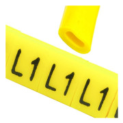 Kabelmarkör OZ-0 L1 gul 100st