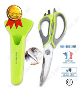 TEC™ Professionell Fisk Multifunktion Kök Sax Skär Kraftig Kyckling Kött Gräs BBQ Nötter Ranger Steel