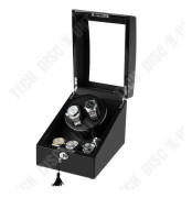 TD® Automatisk klocklåda - mekanisk klockförvaringslåda rotation - klockhållare swing watch shaker - smyckesställ