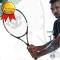 CONFO® aluminiumlegering nybörjare enkel dubbel kombination tennisracket