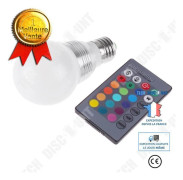 TD®-lampa 3W 100 lm E27/ RGB-lampa med 85-265 V IR trådlös fjärrkontroll/avståndskontroll och energibesparing