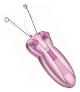 Elektrisk epilator för ansikte och kropp - Rosa - Smärtfri hårborttagning - Tillbehör ingår