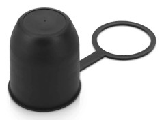 Dragkroksskydd - Skydd för bilens dragkrok med klämma - för 50 mm dragkula - Svart