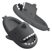 Hajtofflor för pojkar och flickor, Shark Flip Flops för män och kvinnor, Shark Slippers, Bekväma halkfria pool-hajsandaler med tjock sula för sommaren