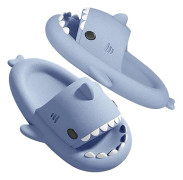 Hajtofflor för pojkar och flickor, Shark Flip Flops för män och kvinnor, Shark Slippers, Bekväma halkfria pool-hajsandaler med tjock sula för sommaren