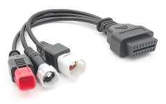 Obd2 diagnostikkabel för Kline Euro5 motorcykel 16 stift till 3 stift 4 stift 6 stift Obd2 3 i 1 diagnostik Ad([HK])