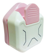Hörnrundare stans 3-vägs hörnkniv ROSA VIT ROSA VIT Pink white
