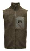 Lundhags Flok Wool Ms Pile Vest Forest Green