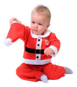 Söt tomtedräkt för bebisar - Juldräkt. Size-12 months