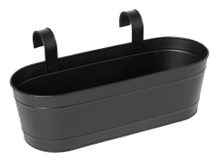 Balkonglåda Ella 55cm Svart