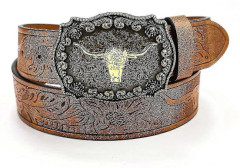 Western Cowboy Bältesspänne Herrbälte 110cm G