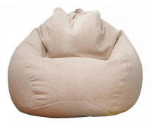 Sswyv-new Extra Stora Sittsäckar Soffa Överdrag Inomhus Lazy Lounger För Vuxna Barn Sellwell Tomt skal Endast sittsäckar Khaki 90 * 110cm