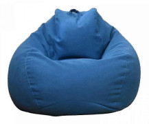 Sswyv-new Extra Stora Sittsäckar Soffa Överdrag Inomhus Lazy Lounger För Vuxna Barn Sellwell Tomt skal Endast sittsäckar Blue 80 * 90cm