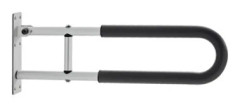 Toalettstöd VEVOR 605 mm - Fällbart Toalettstöd U - Säkerhetsram med Antislip Handtag