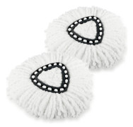 2-pack Spin Mop Refill Ersättningshuvud Kompatibelt - Mikrofiber Mopp Ersättningshuvuden