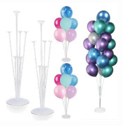 Ballongställ för 13 Ballonger - Stabilt & Praktiskt