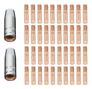 42st MB15 15AK Gasmunstycken Kontakmunstyckshållare 0.8/1.0mm MIG/MAG Svetspistol Förbrukningsmaterial MIG Kontakttips