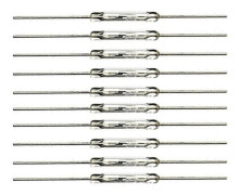50 st Reed-relä Magnetbrytare Reed-kontakt Induktionsbrytare 14mm X 2mm