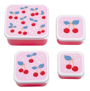 A Little Lovely Company Snackbox 4-pack Cherries