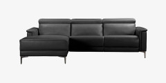Loft24 - Soffa 2-sits 1 Recliner Elektrisk Lund - Grå - 2-sits soffor - Från Homeroom