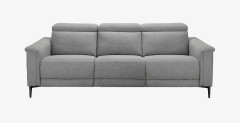 Loft24 - Soffa 3-sits soffa med 2 elektriska vilstolar Lund - Brun - 3-sits soffor - Från Homeroom