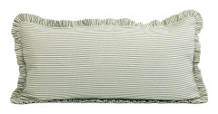 Mille Notti Laura Stripe Kuddfodral 50x50 Grön