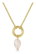 Edblad - Beach Crystal Necklace Pink Gold