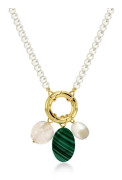 Edblad - Beach Crystal Necklace Multi Gold
