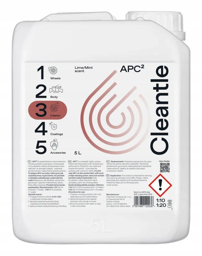 APC Universalrengöring CLEANTLE 5L