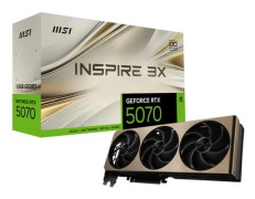 MSI GeForce RTX 5070 Inspire 3X OC - 12GB GDDR7 RAM - Grafikkort