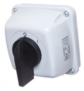 Elektromet kamströmställare 0-I 1P 40A i kapsling IP44 arc 40-53 (924053)