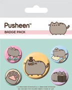 Set med 5 Pusheen v2 Pyramid Pins