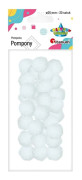 Pompoms vita 25mm 30st Titan