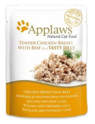 Applaws Sachet Kycklingbröst med nötkött i gelé - 70g