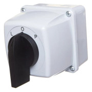 Elektromet kamströmställare L-0-P 3P 16A IP44 båge E16-43 i hölje (951642)