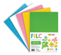 Filt för dekoration 20x30cm 5 ark Spring Happy Color