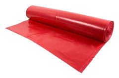 Plastsäck optisk 125L 50my röd 25/rl