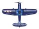 RC-flygplan, 400 mm vingbredd, en-knapps aerobatik,3 Batterier