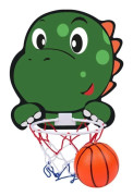 Basketbräda 40x30CM med DINO-boll