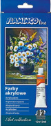 Akrylfärger i tub, 12 färger, 12 ml
