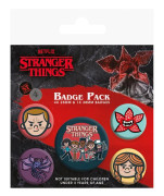 Stranger Things Pyramid Pin Set om 5