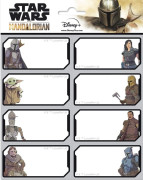 Star Wars Mandalorian Adhesive labels