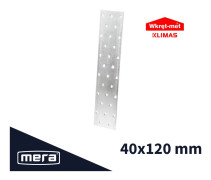 Skruvmätt platt kontakt 40x120 1 st.