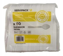Gabi Sked Plast Vit 50 st