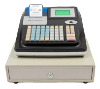 Elektronisk Kassaregister, Dubbel Skärm, 48 Tangenter, 35W Driftseffekt