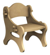Barnstol - Ej specificerad - Ej specificerad - Medium trä - 35 cm - Dekorativ
